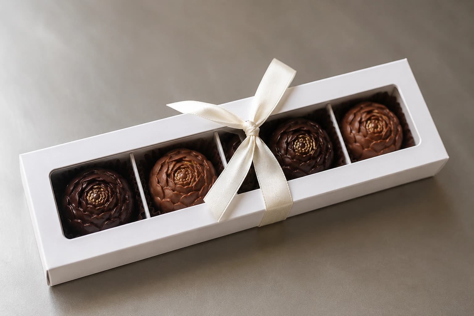 Luxury Chocolate Flower Gift Box